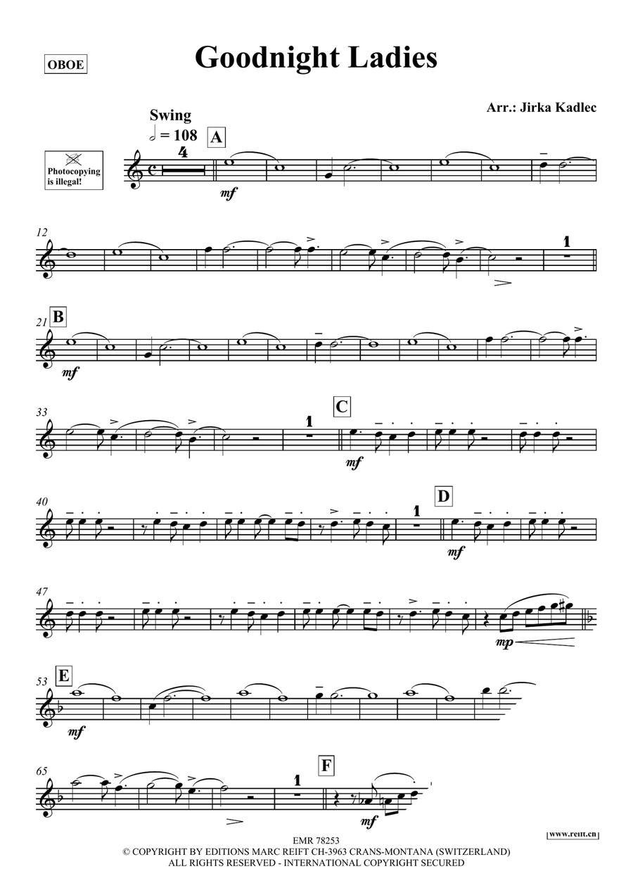 Goodnight Ladies Goodnight Ladies Piano Accompaniment scores gallery preview page 3