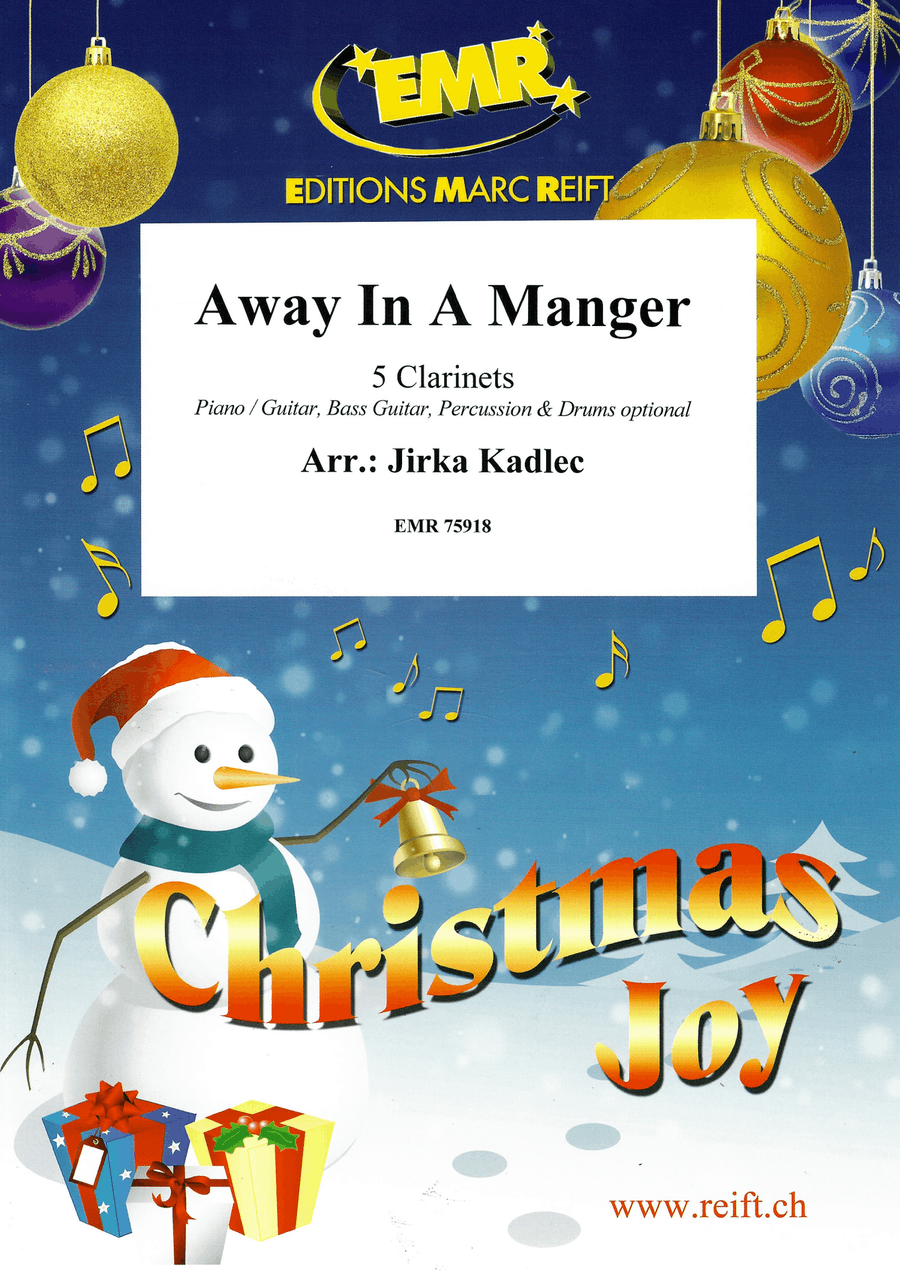 Away In A Manger Away In A Manger Clarinet Quintet scores gallery preview page 1