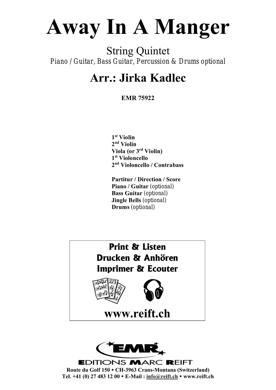 Away In A Manger Away In A Manger String Quintet scores gallery preview page 2