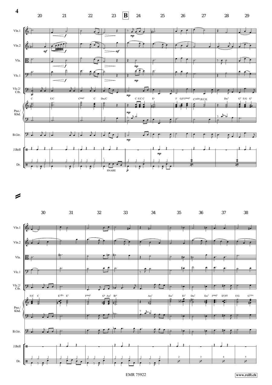 Away In A Manger Away In A Manger String Quintet scores gallery preview page 4
