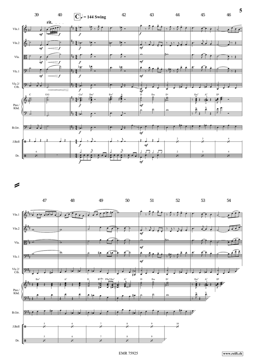Away In A Manger Away In A Manger String Orchestra scores gallery preview page 5