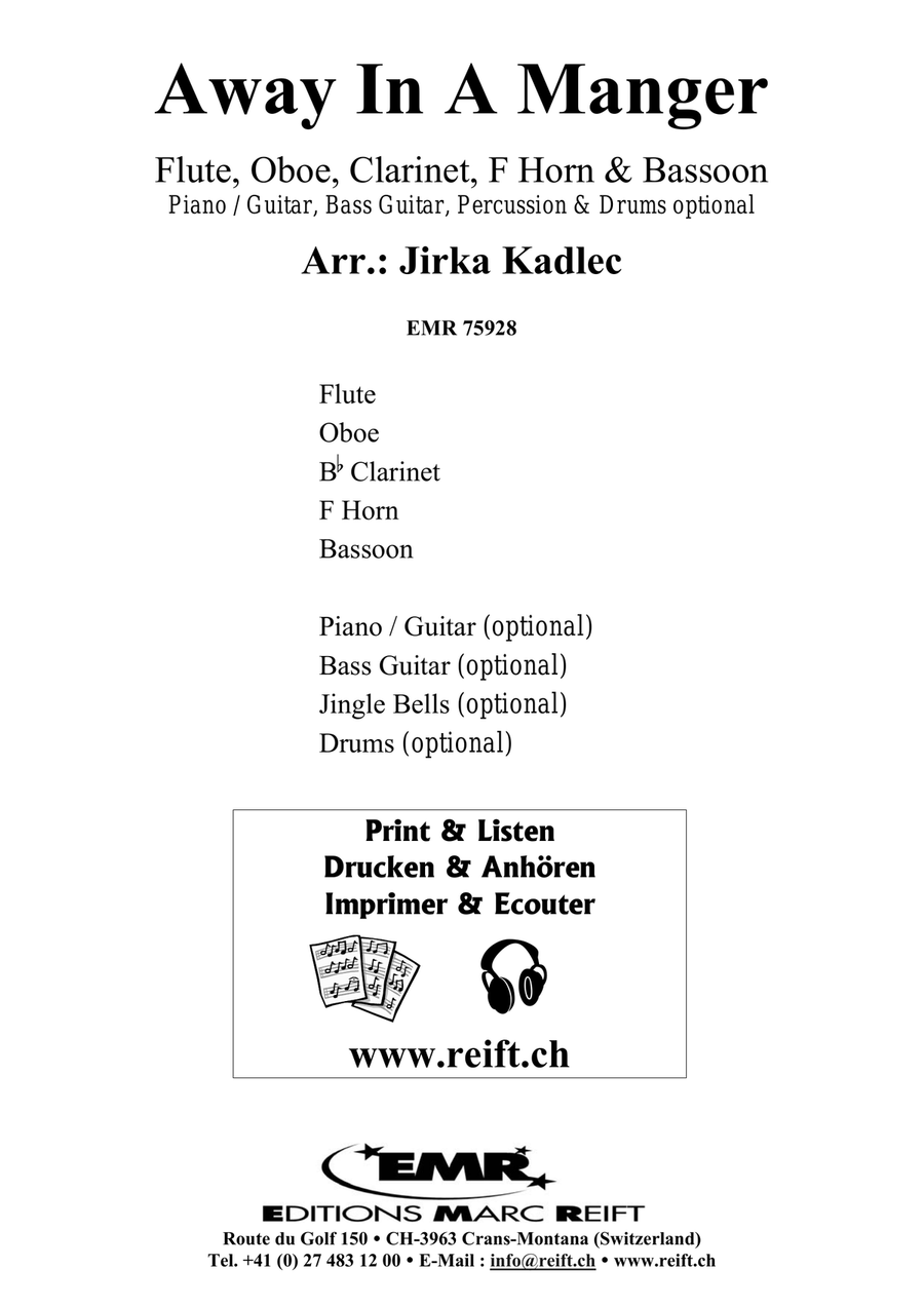 Away In A Manger Away In A Manger Woodwind Quintet scores gallery preview page 2