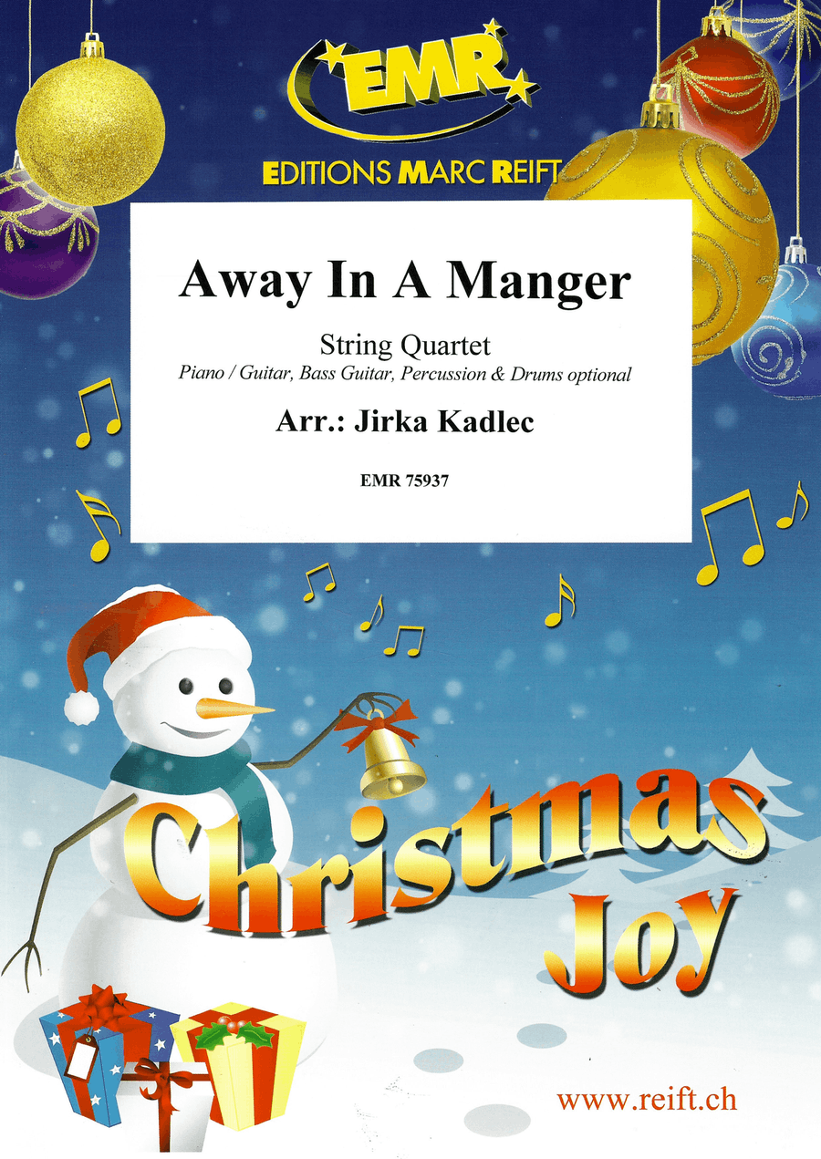 Away In A Manger Away In A Manger String Quartet scores gallery preview page 1