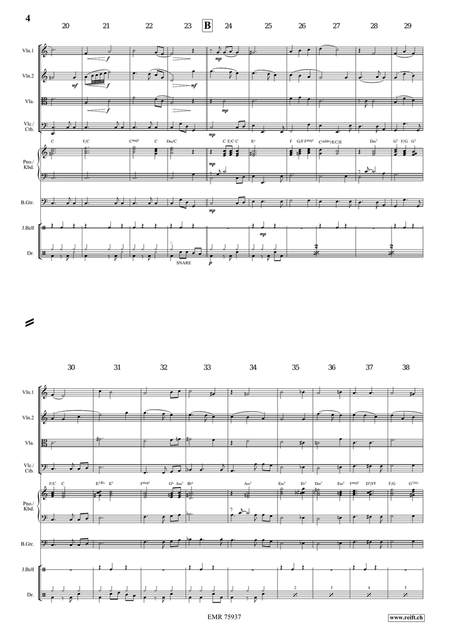 Away In A Manger Away In A Manger String Quartet scores gallery preview page 4