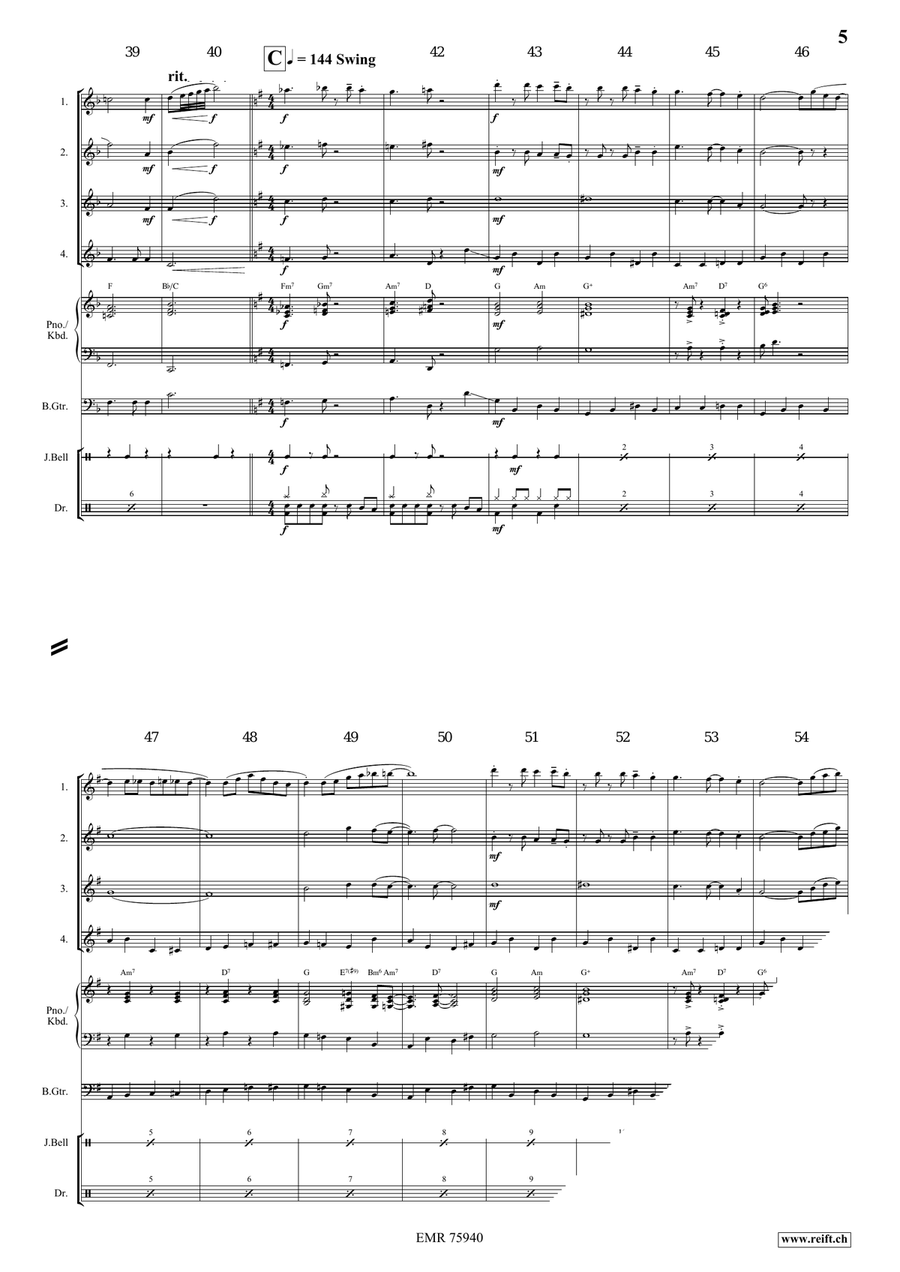 Away In A Manger Away In A Manger Flute Quartet scores gallery preview page 5