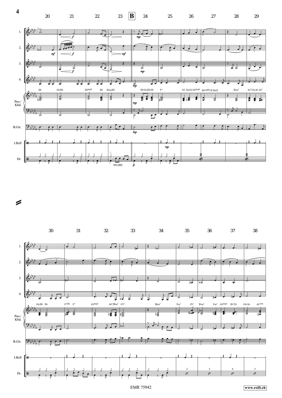 Away In A Manger Away In A Manger Horn scores gallery preview page 4