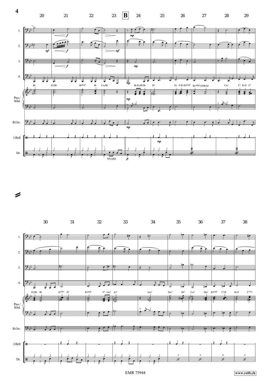 Away In A Manger Away In A Manger Tuba Quartet scores gallery preview page 4