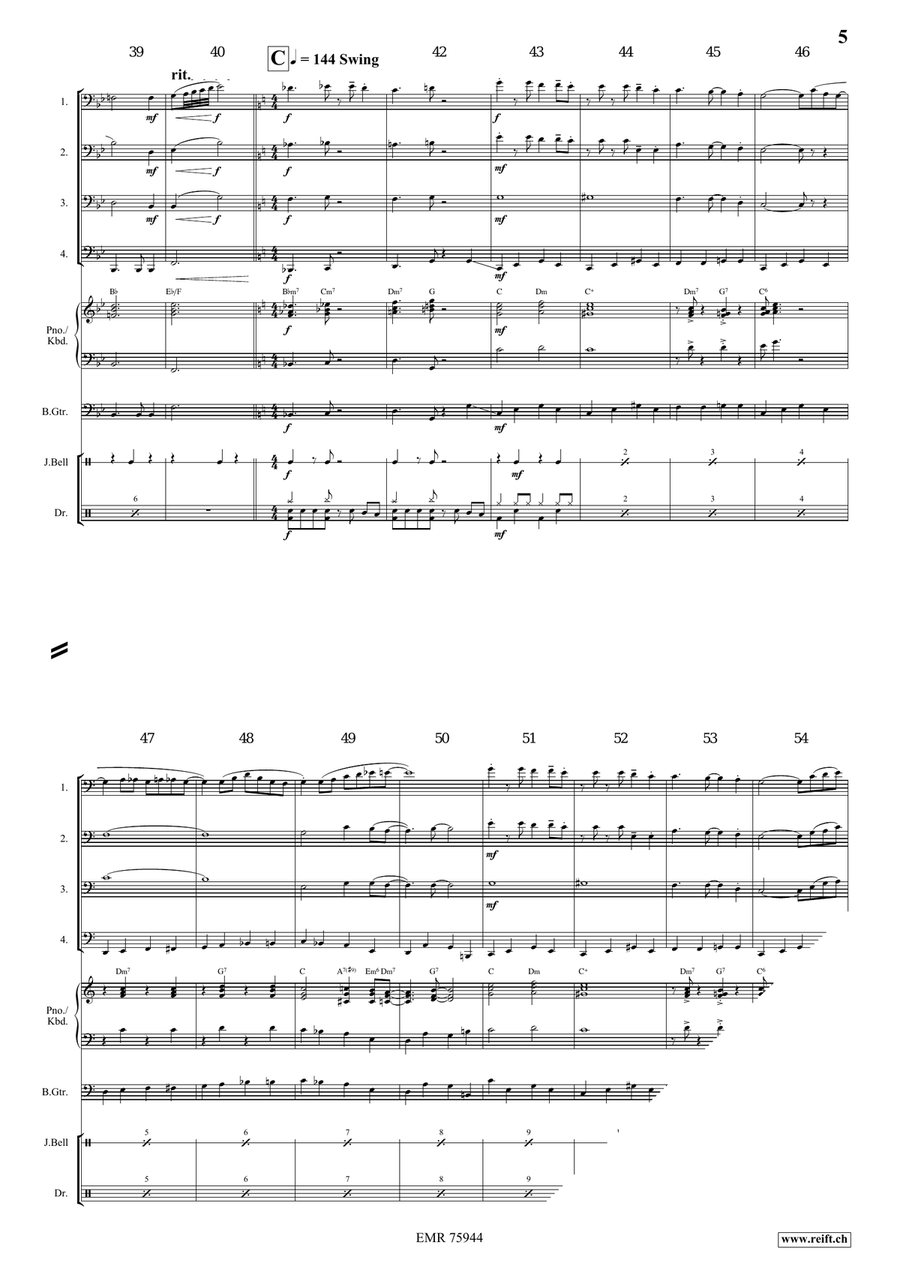 Away In A Manger Away In A Manger Tuba Quartet scores gallery preview page 5