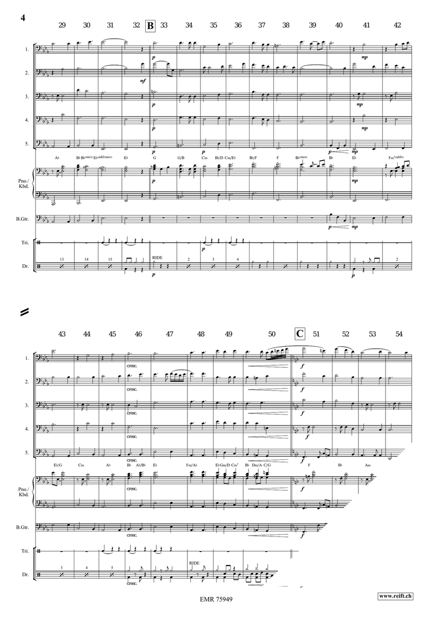 It Came Upon A Midnight Clear Trombone scores gallery preview page 4