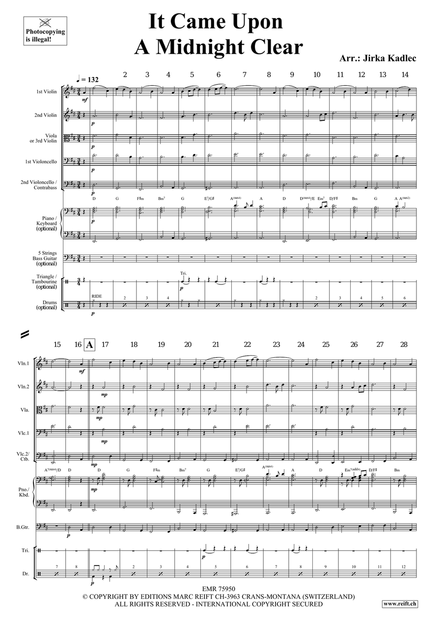 It Came Upon A Midnight Clear String Quintet scores gallery preview page 3