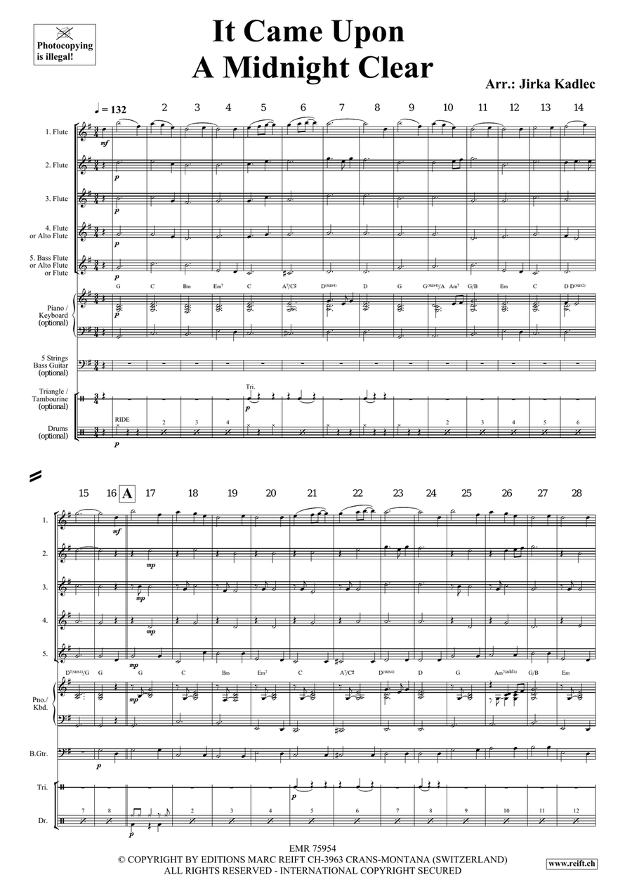 It Came Upon A Midnight Clear Flute scores gallery preview page 3