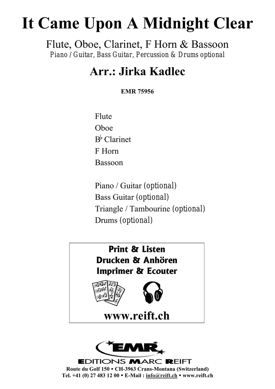 It Came Upon A Midnight Clear Woodwind Quintet scores gallery preview page 2