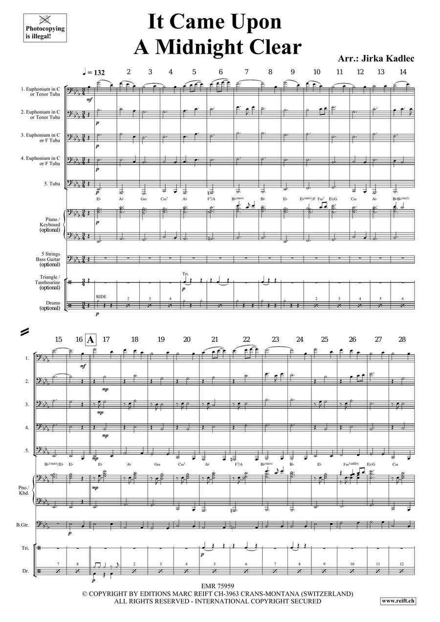 It Came Upon A Midnight Clear Tuba scores gallery preview page 3