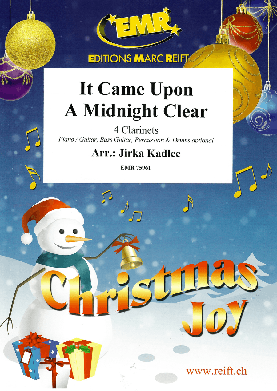 It Came Upon A Midnight Clear Clarinet Quartet scores gallery preview page 1