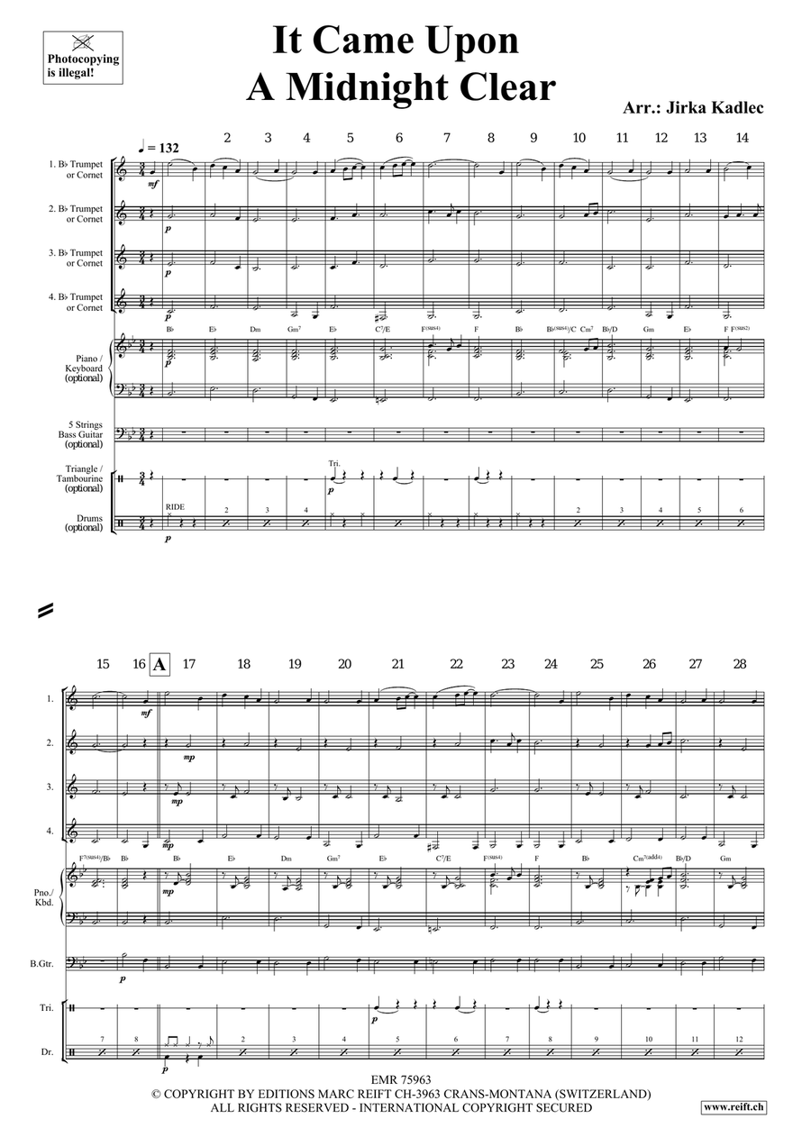 It Came Upon A Midnight Clear Cornet scores gallery preview page 3