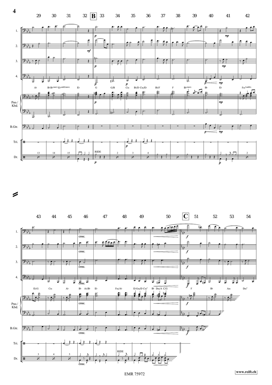 It Came Upon A Midnight Clear Tuba Quartet scores gallery preview page 4