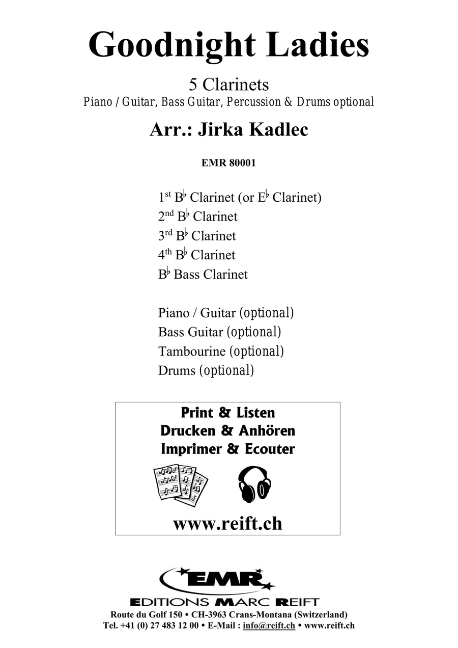 Goodnight Ladies Goodnight Ladies Clarinet Quintet scores gallery preview page 2