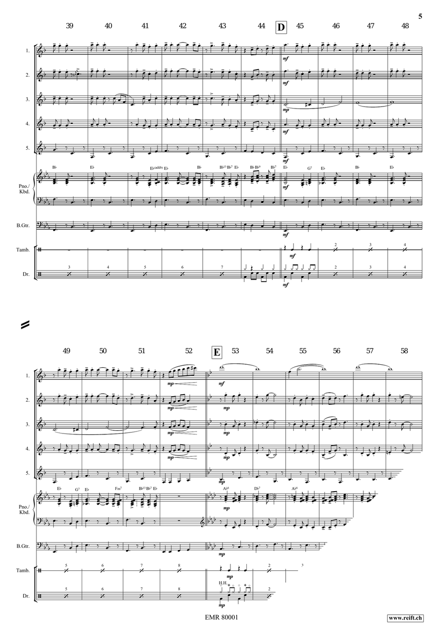 Goodnight Ladies Goodnight Ladies Clarinet Quintet scores gallery preview page 5