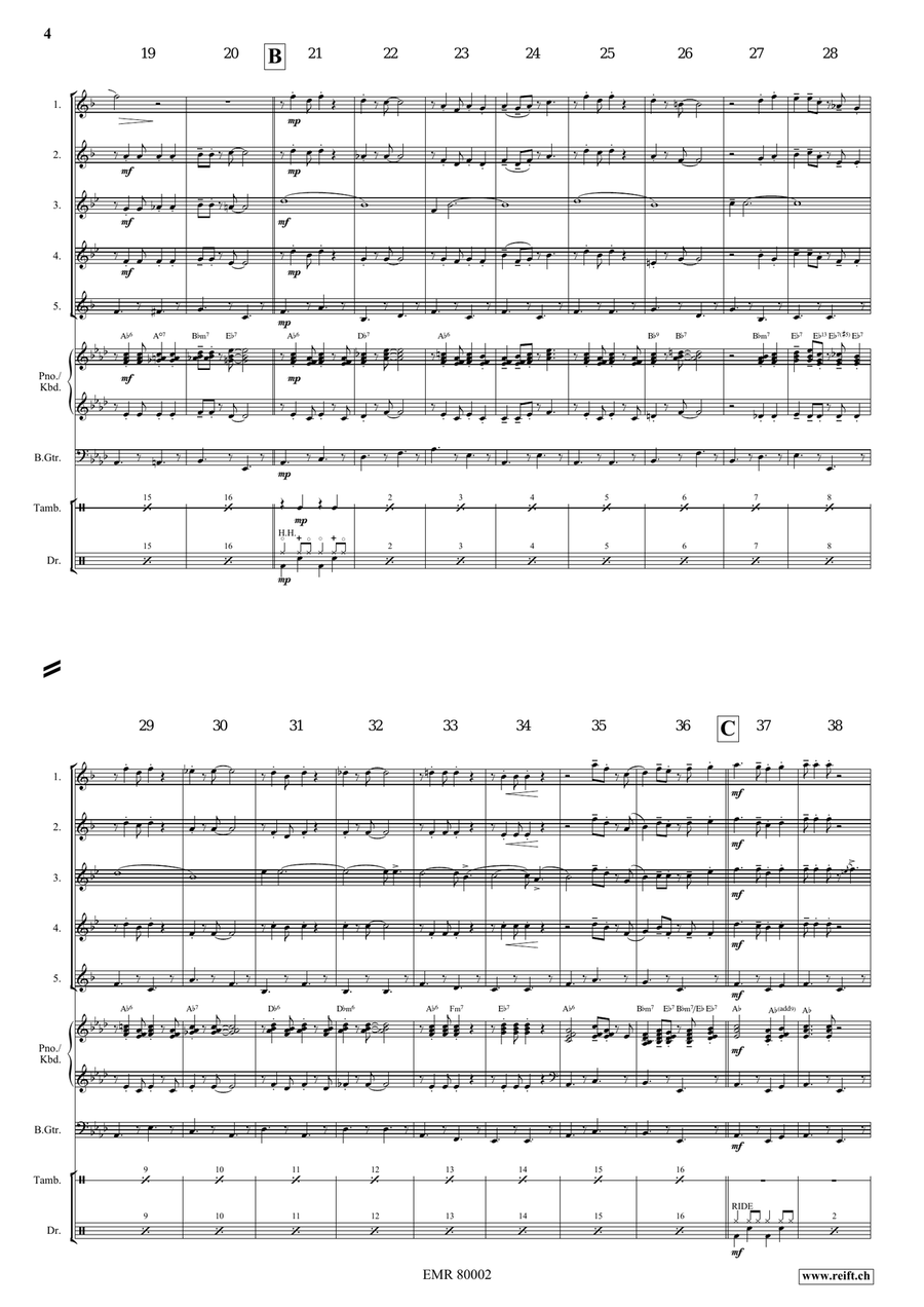 Goodnight Ladies Goodnight Ladies Saxophone Quintet scores gallery preview page 4