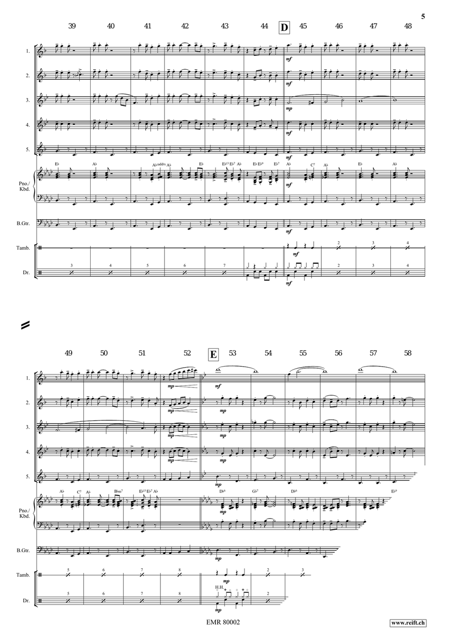Goodnight Ladies Goodnight Ladies Saxophone Quintet scores gallery preview page 5