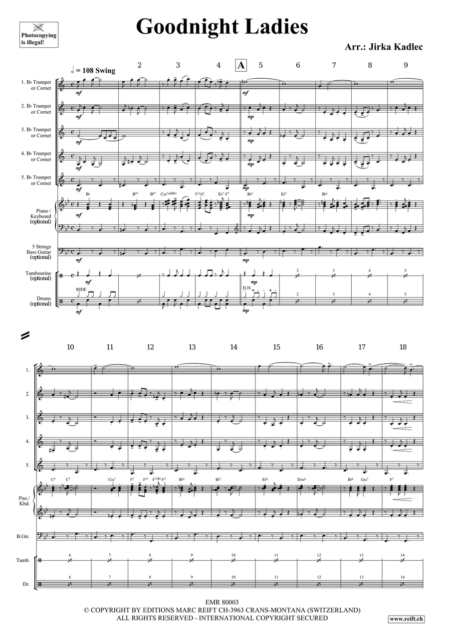 Goodnight Ladies Goodnight Ladies Cornet scores gallery preview page 3
