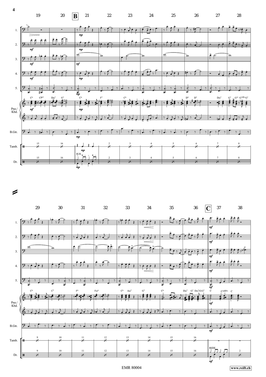 Goodnight Ladies Goodnight Ladies Trombone scores gallery preview page 4