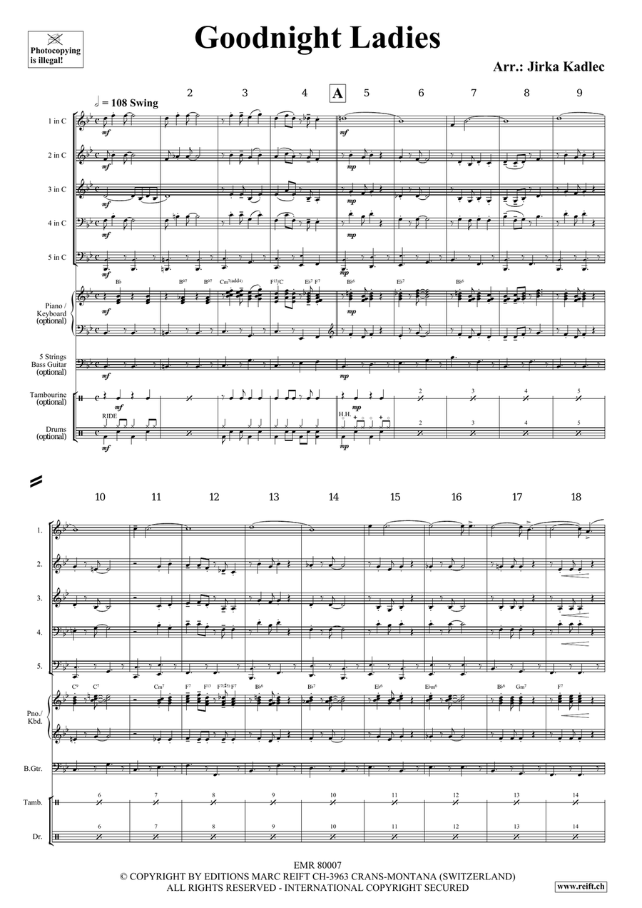 Goodnight Ladies Goodnight Ladies Woodwind Quintet scores gallery preview page 3