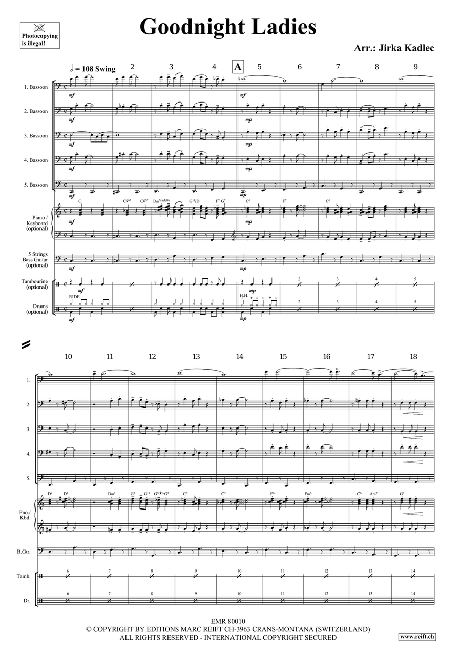 Goodnight Ladies Goodnight Ladies Bassoon scores gallery preview page 3