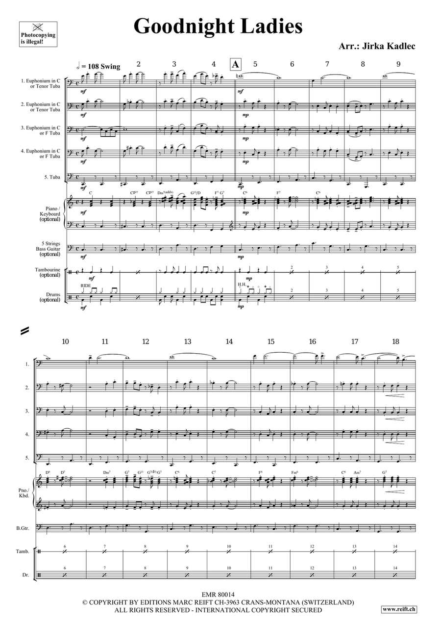 Goodnight Ladies Goodnight Ladies Tuba scores gallery preview page 3