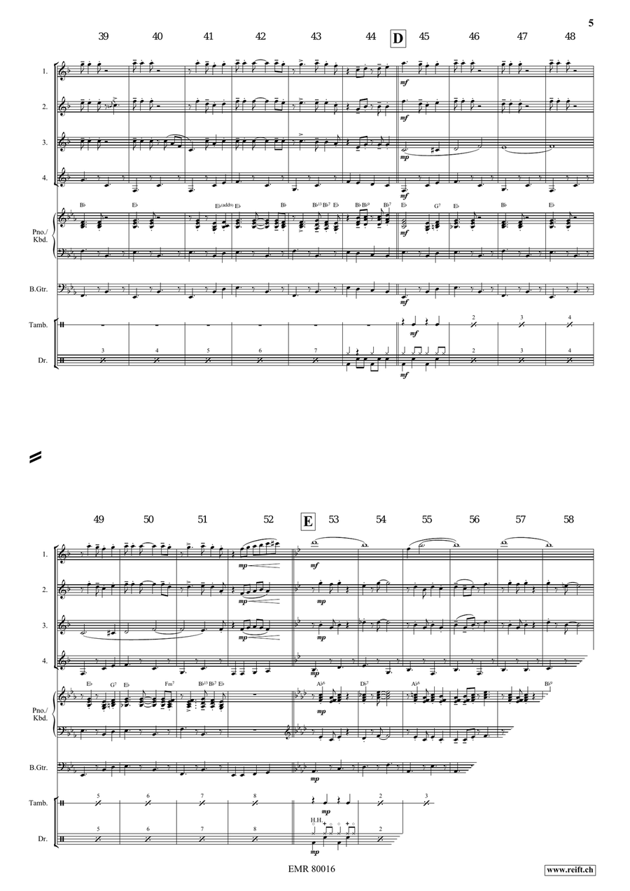 Goodnight Ladies Goodnight Ladies Clarinet Quartet scores gallery preview page 5