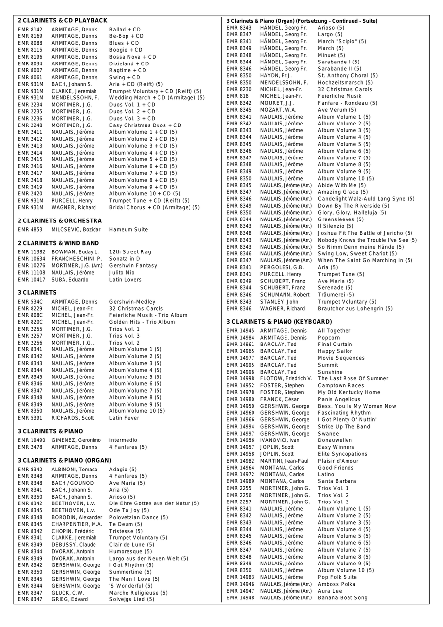 Goodnight Ladies Goodnight Ladies Clarinet Quartet scores gallery preview page 6