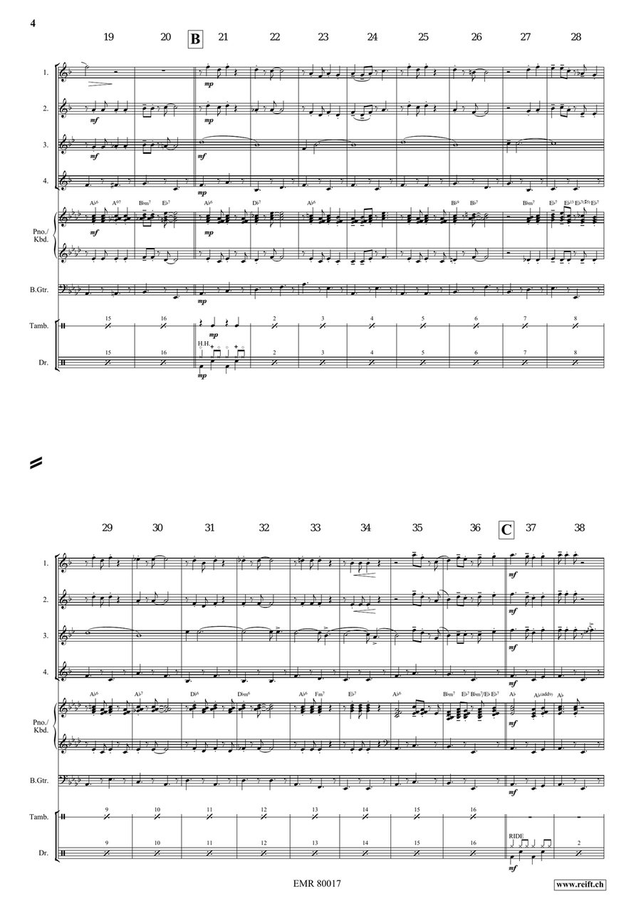 Goodnight Ladies Goodnight Ladies Saxophone Quartet scores gallery preview page 4