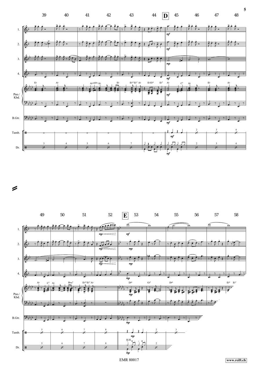 Goodnight Ladies Goodnight Ladies Saxophone Quartet scores gallery preview page 5
