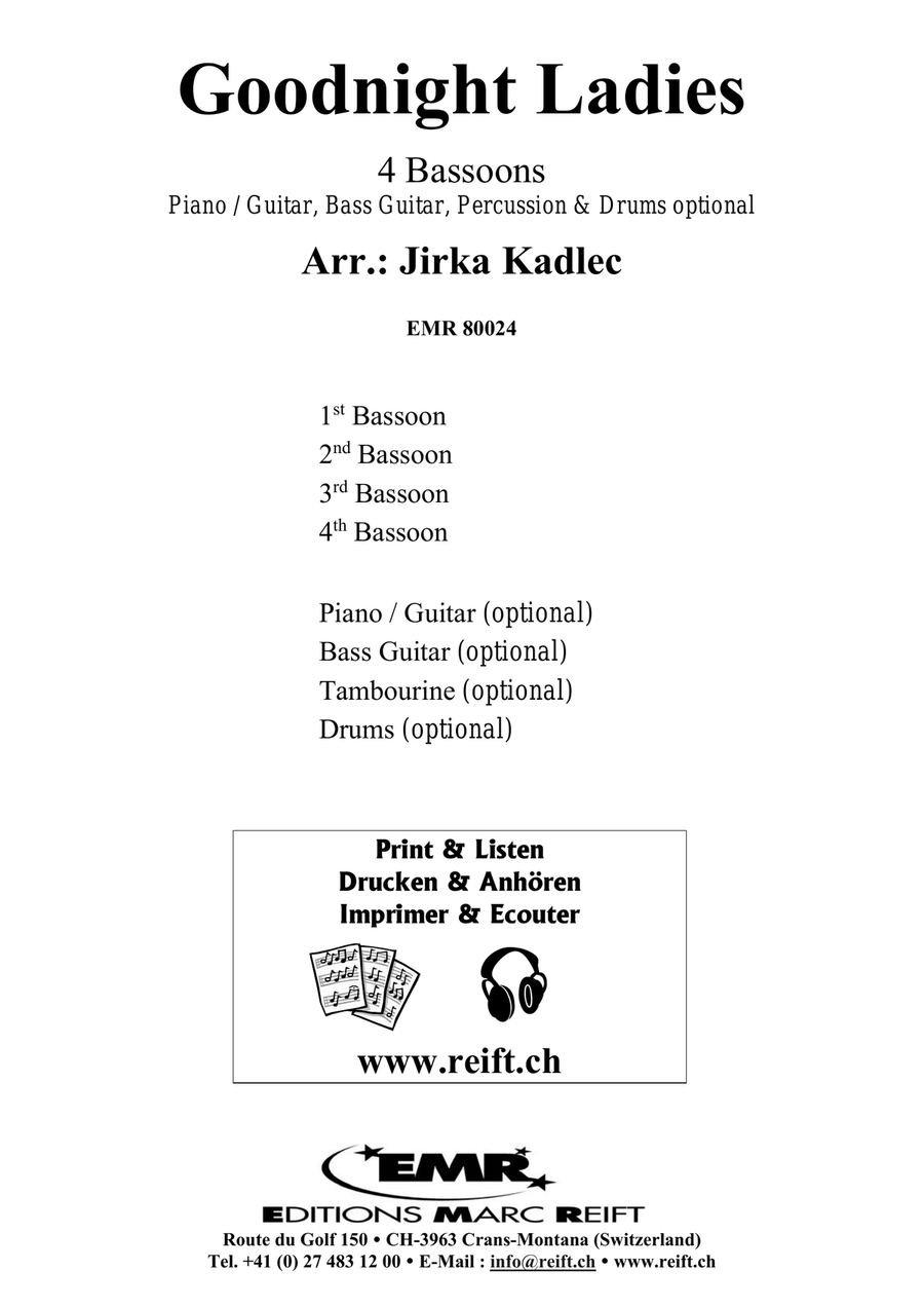 Goodnight Ladies Goodnight Ladies Bassoon Quartet scores gallery preview page 2