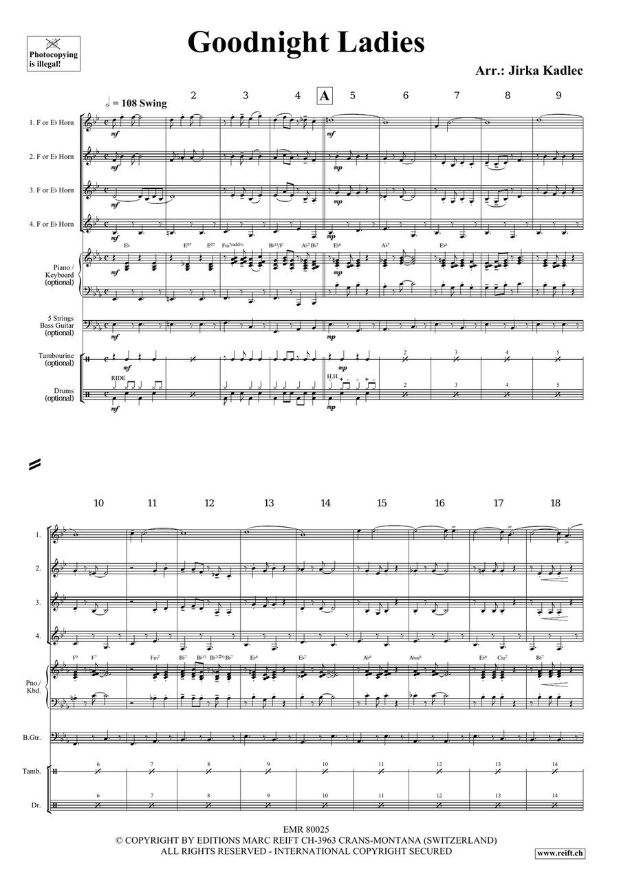 Goodnight Ladies Goodnight Ladies Horn scores gallery preview page 3