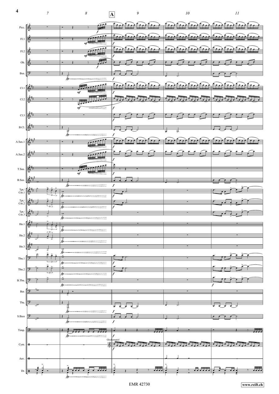The Forges of St. Eligius Concert Band scores gallery preview page 6