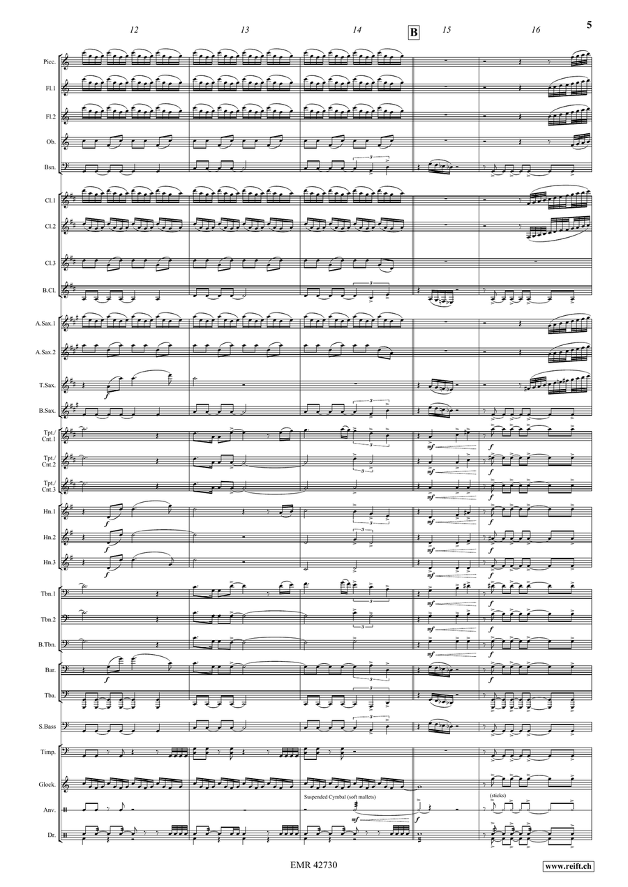 The Forges of St. Eligius Concert Band scores gallery preview page 7