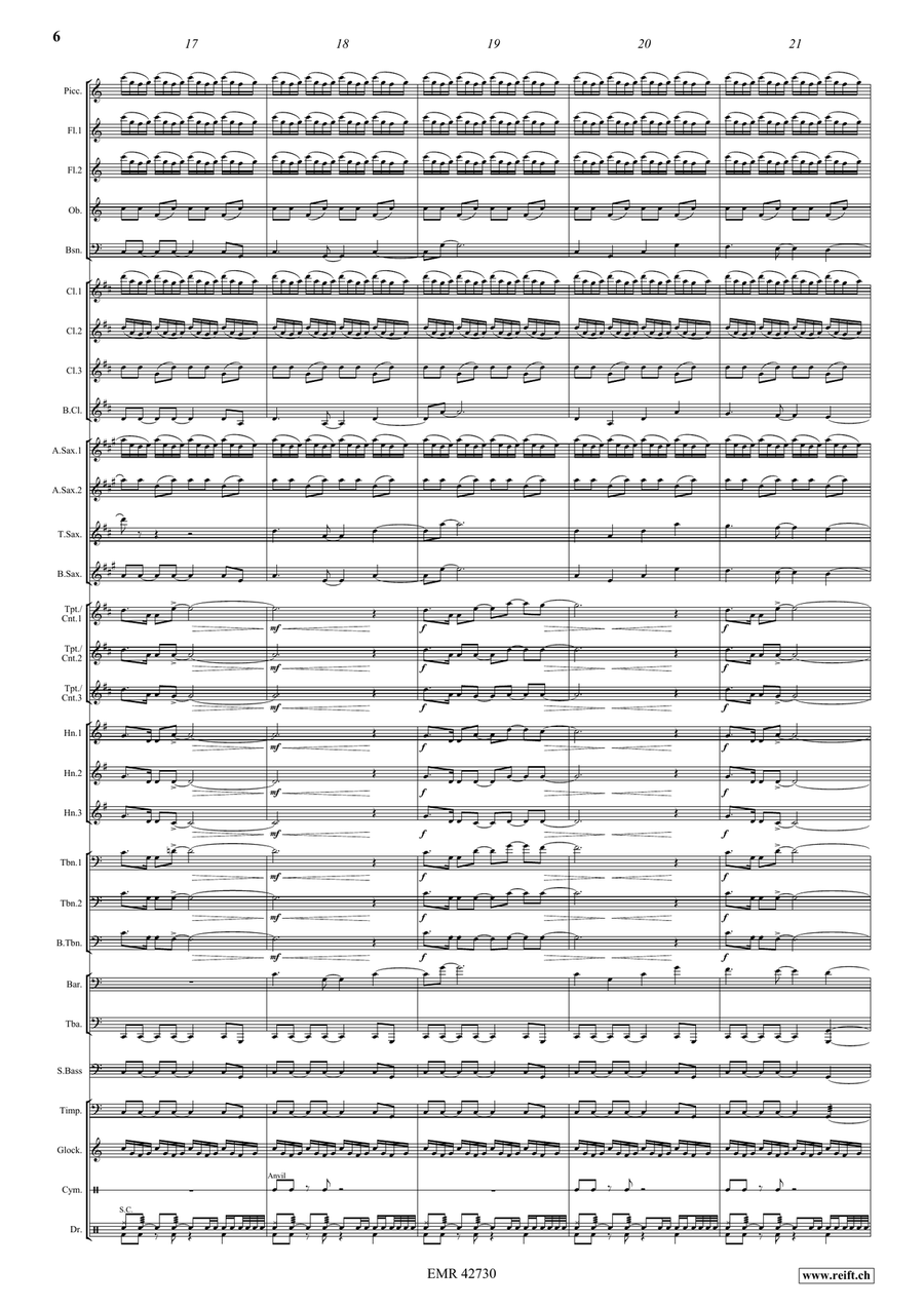 The Forges of St. Eligius Concert Band scores gallery preview page 8
