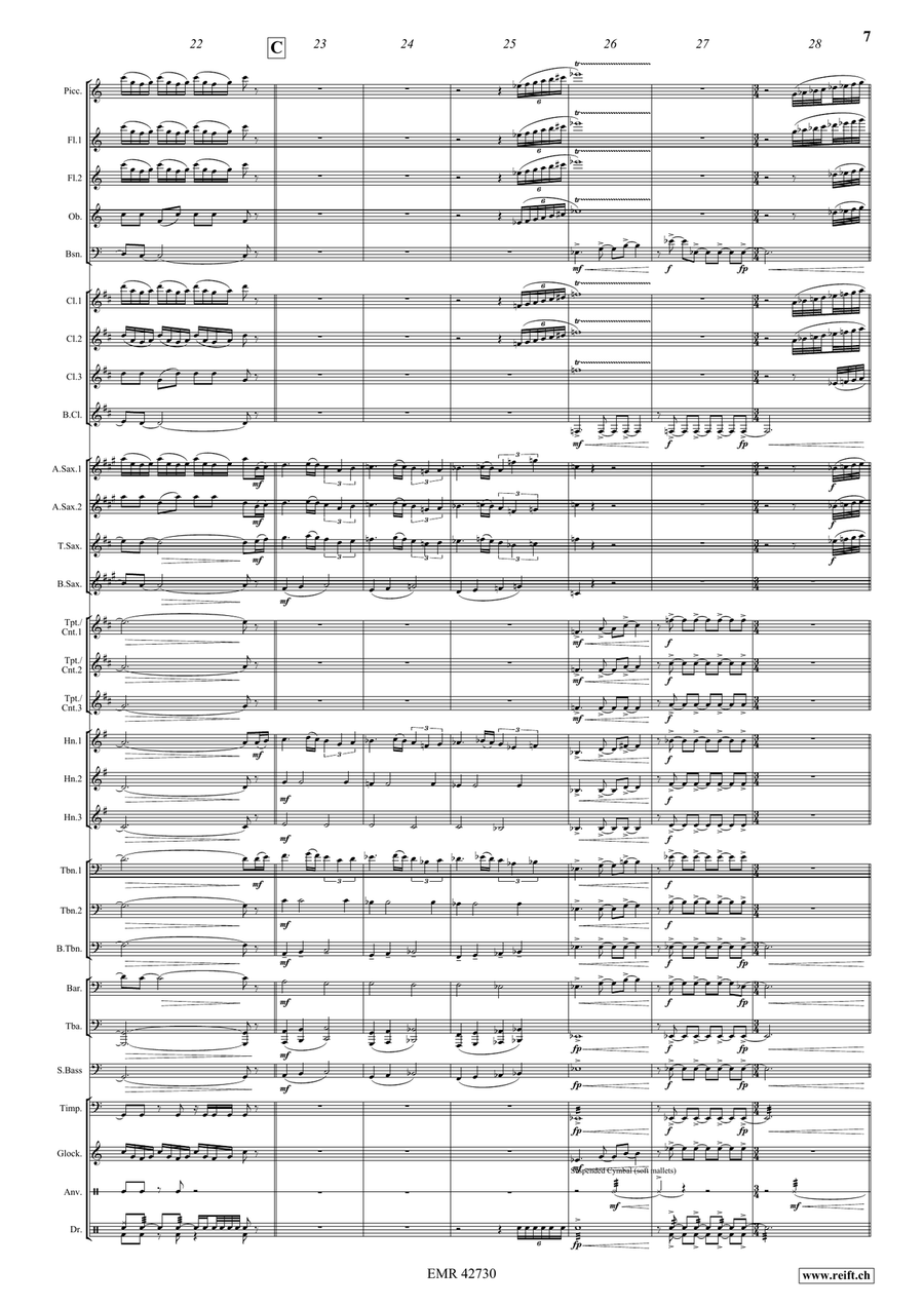 The Forges of St. Eligius Concert Band scores gallery preview page 9