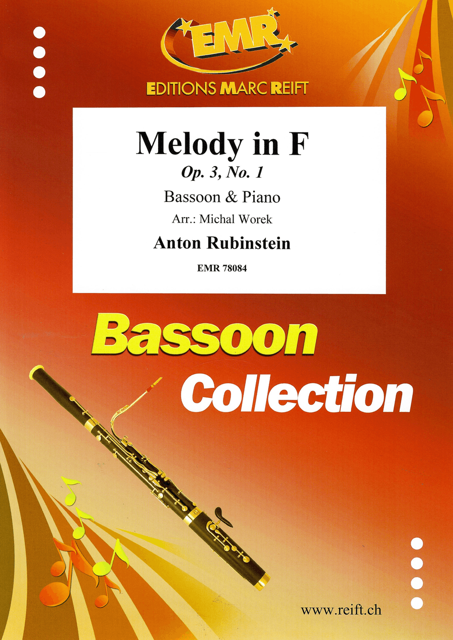 Melody in F Melody in F Bassoon Solo scores gallery preview page 1