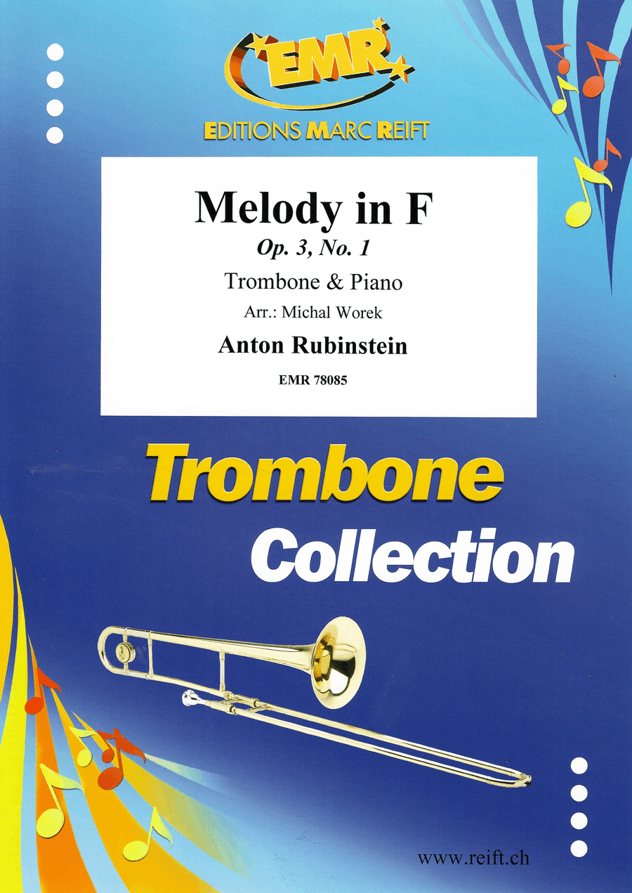 Melody in F Melody in F Piano Accompaniment scores gallery preview page 1