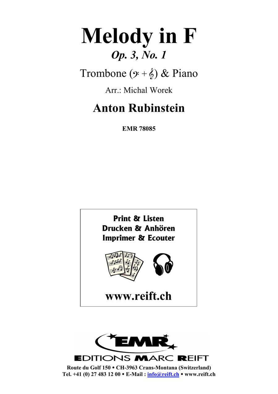 Melody in F Melody in F Piano Accompaniment scores gallery preview page 2