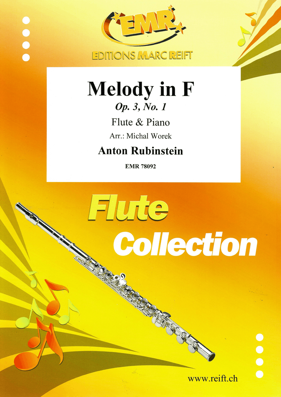 Melody in F Melody in F Flute Solo scores gallery preview page 1