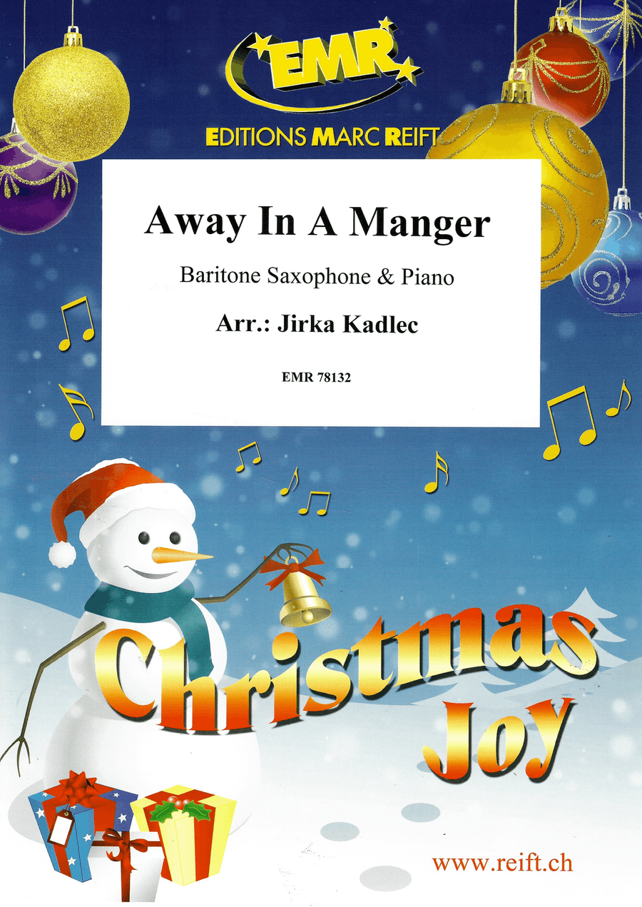 Away In A Manger Away In A Manger Baritone Saxophone scores gallery preview page 1