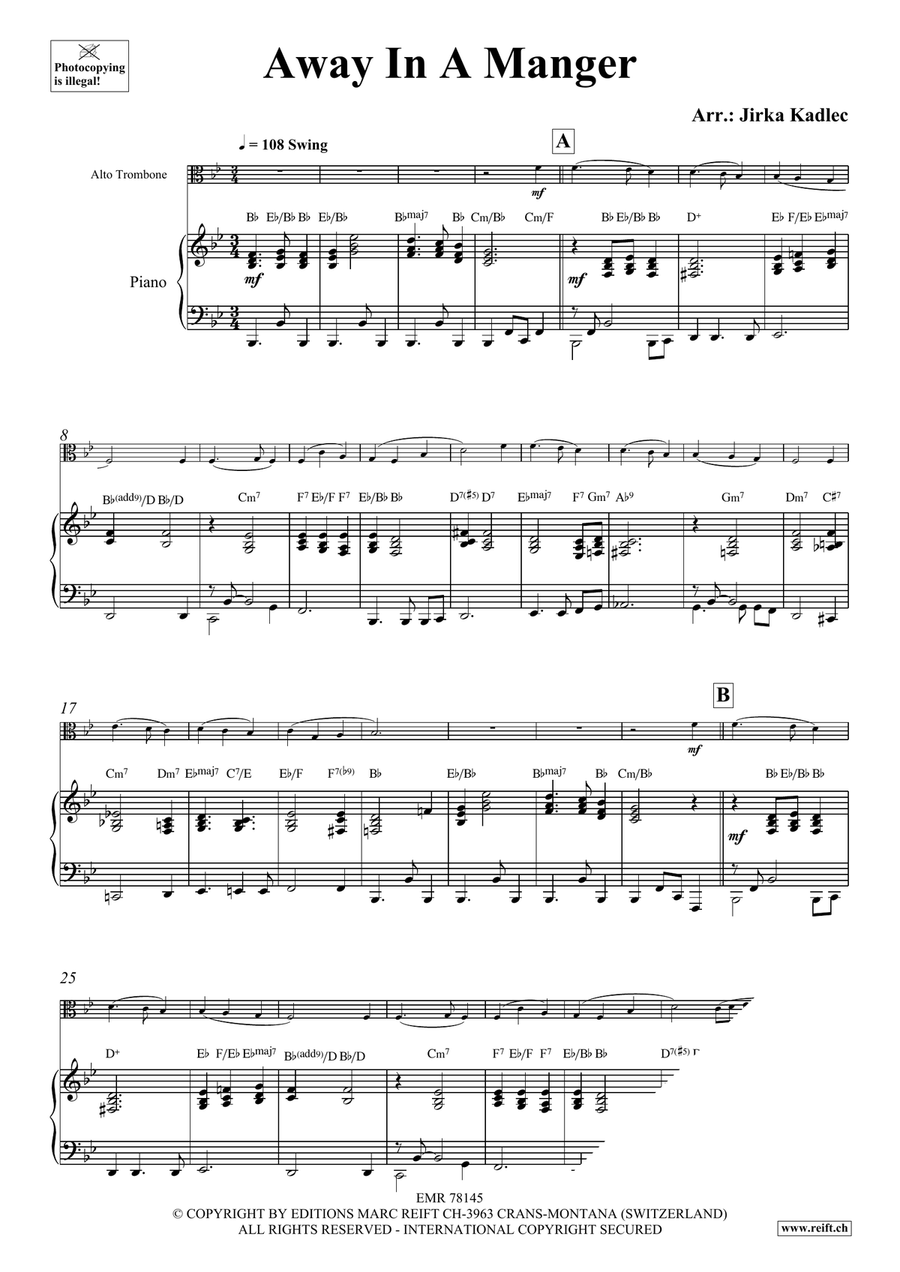 Away In A Manger Away In A Manger Piano Accompaniment scores gallery preview page 3