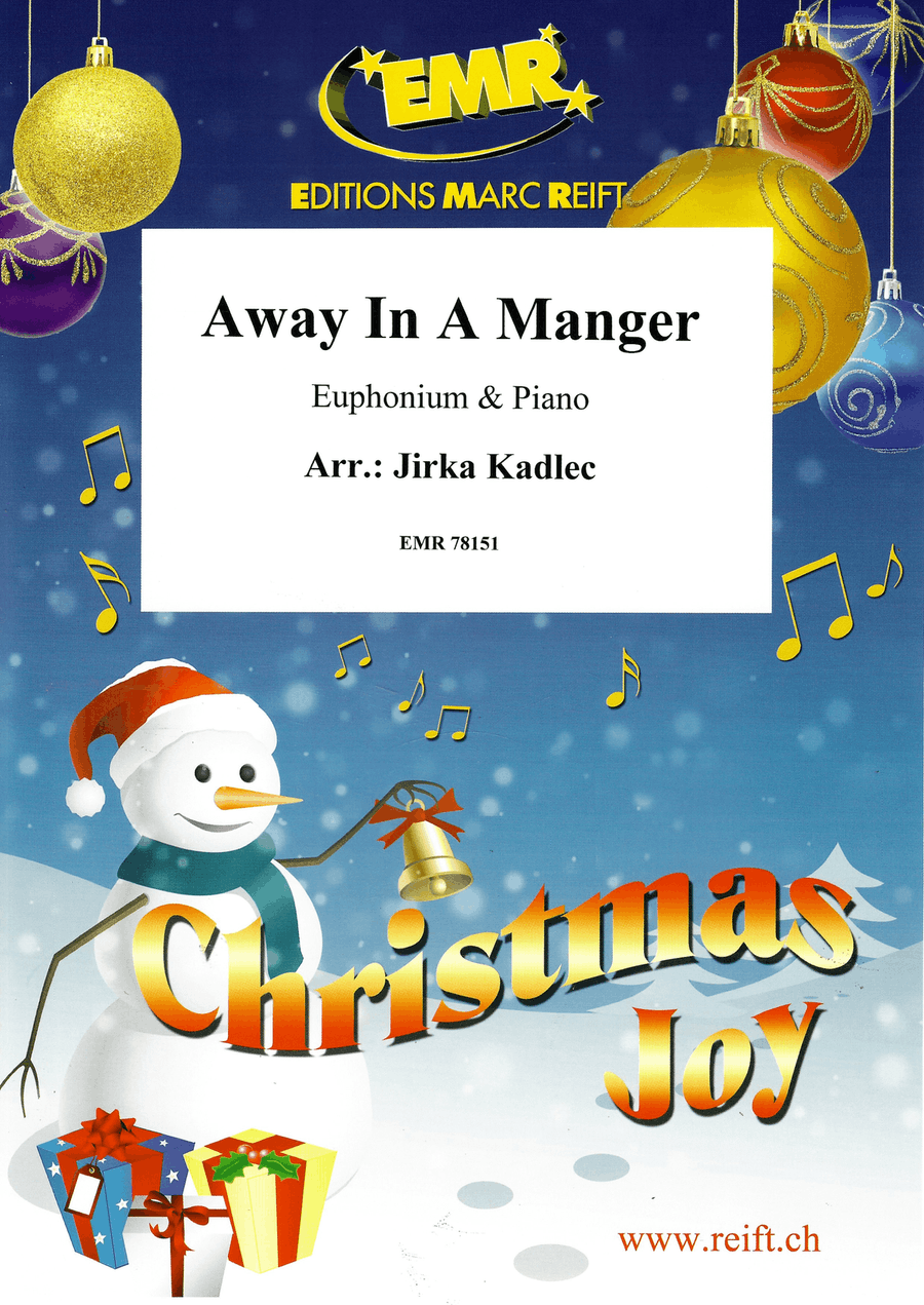 Away In A Manger Away In A Manger Euphonium scores gallery preview page 1