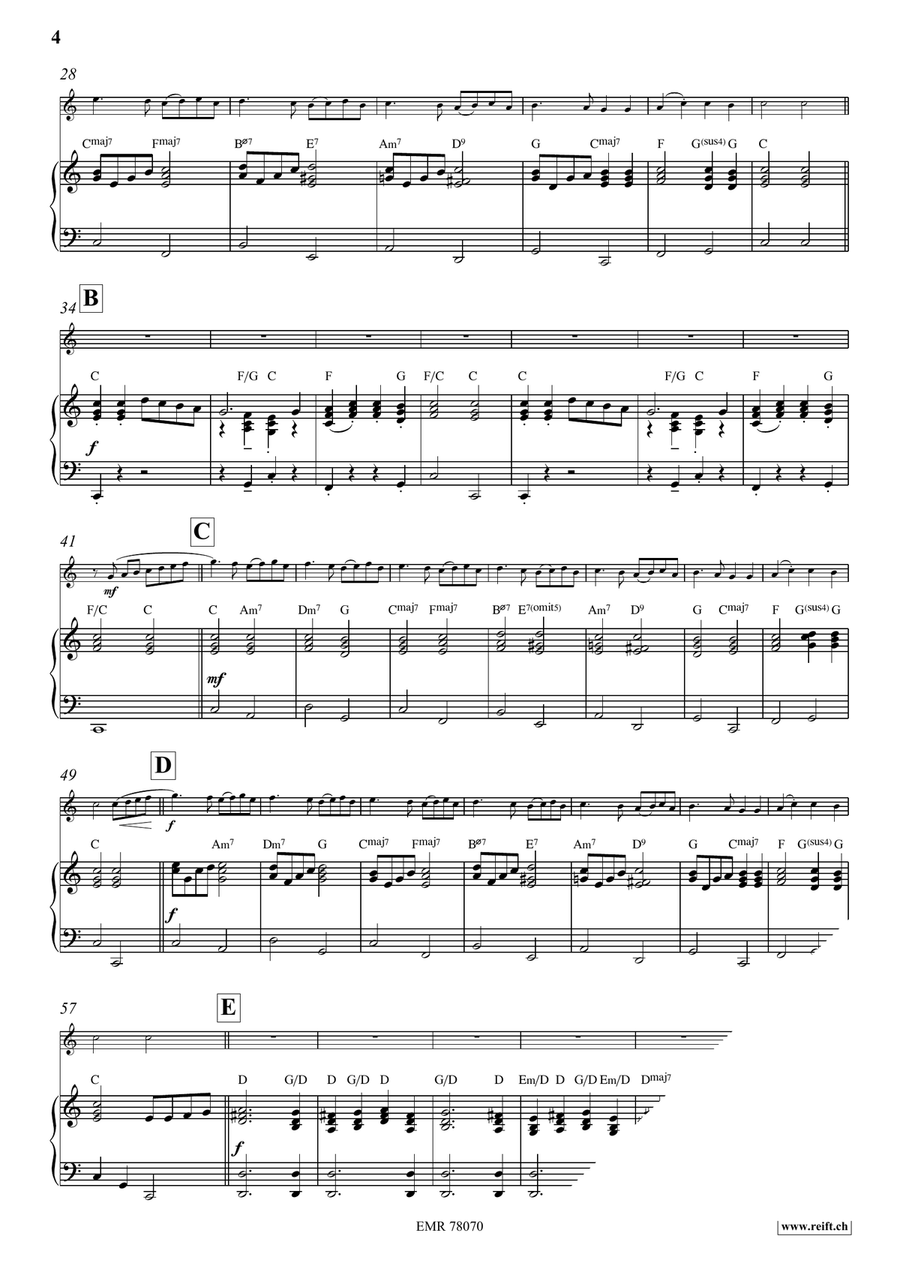 Ding Dong Merrily On High Violin Solo scores gallery preview page 5