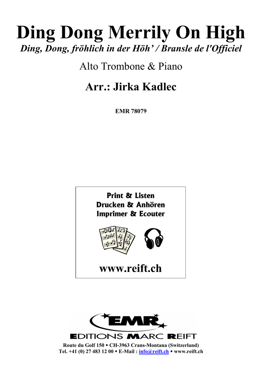 Ding Dong Merrily On High Piano Accompaniment scores gallery preview page 2