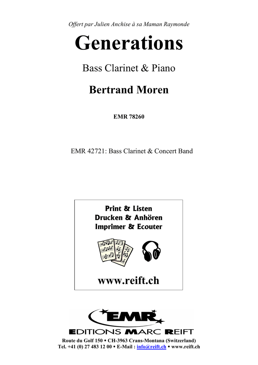 Generations Generations Bass Clarinet scores gallery preview page 2