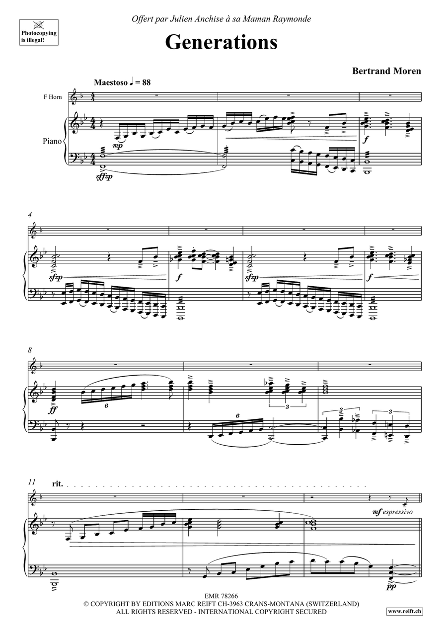 Generations Generations Horn scores gallery preview page 5